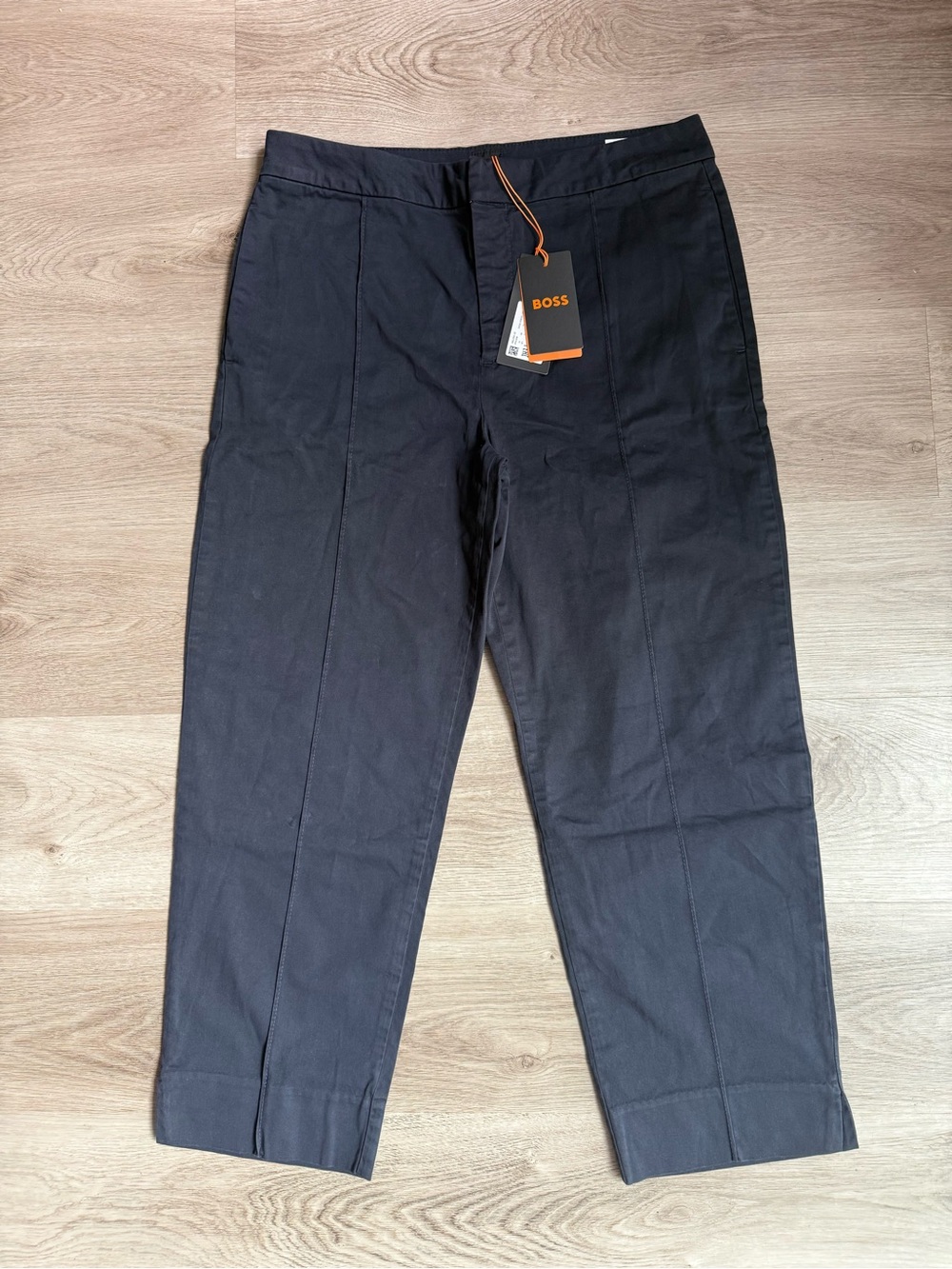 BOSS Hugo Boss C_Tresvita-D Women’s Trousers Size 10 Dark Blue NWT $128